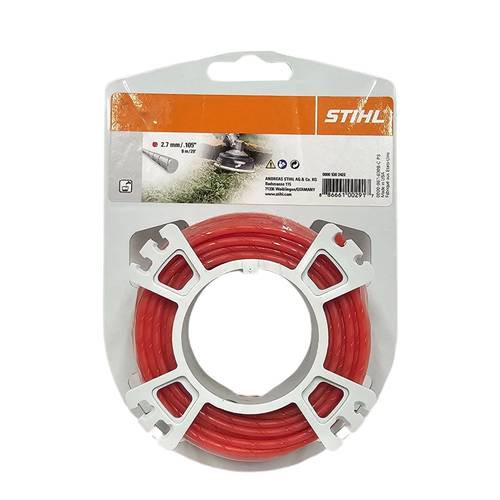 Filo tondo silenziato per decespugliatore Ø 2,7  mm - 9 m