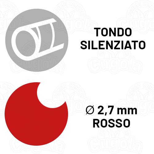 Filo tondo silenziato per decespugliatore Ø 2,7  mm - 65 m