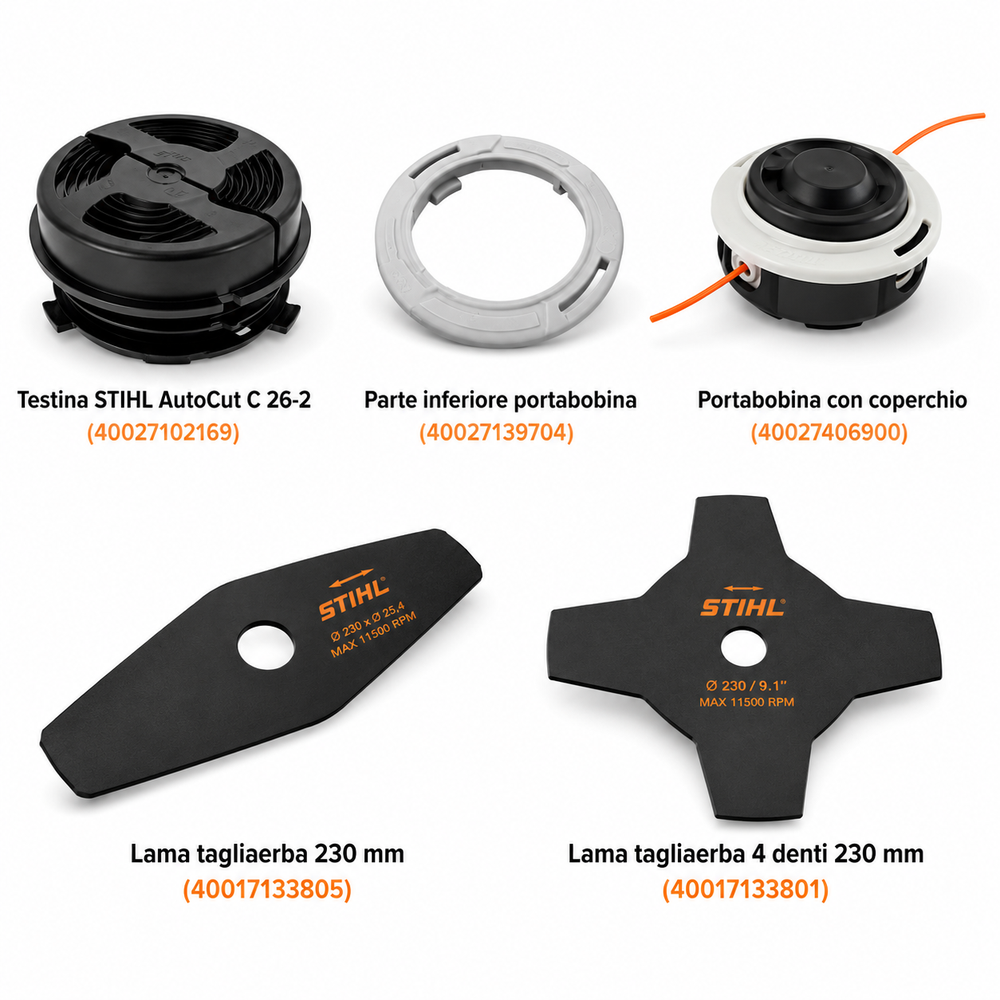 test  - Ricambi Originali STIHL per Decespugliatore a Batteria STIHL FSA 135 R - FA012000029