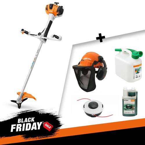 DECESPUGLIATORE A SCOPPIO STIHL FS 561 C-EM B + Testina + Casco + 1L HP Ultra + Tanica 5L