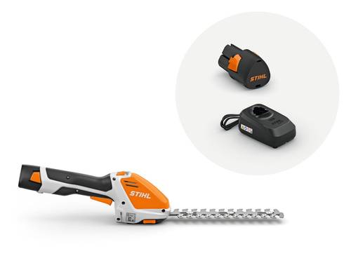 Tosasiepi a batteria STIHL HSA 26 con AS 2 e ALS 31