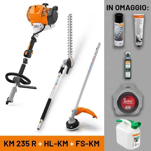 STIHL KM 235 R + HL KM + FS KM + Omaggi