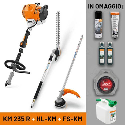 STIHL KM 235 R + HL KM + FS KM + Omaggi
