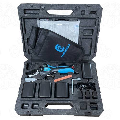 Forbice elettrica a batteria Campagnala Stark XL + asta telescopica 150-230 + omaggi