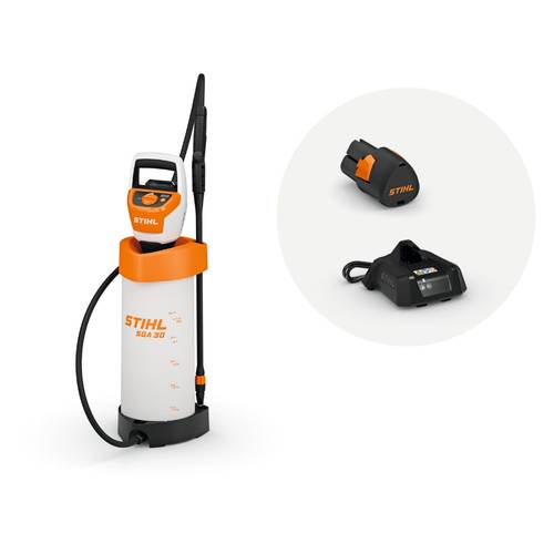 Irroratore a batteria STIHL SGA 30 SET con batteria AS 2 e Caricabatterie AL 1