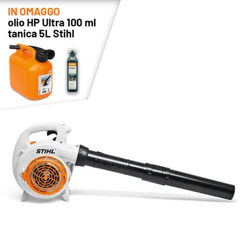 SOFFIATORE A SCOPPIO STIHL BG 56 +  HP Ultra 100 ml e tanica 5L in omaggio