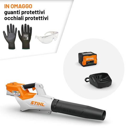 SOFFIATORE A BATTERIA STIHL BGA 50 SET - con batteria AK 20 e Caricabatteria AL 101 + OMAGGI