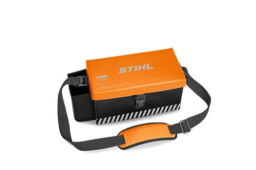 Borsa combinata batteria/olio Stihl: per il trasporto di batterie, olio per catena e utensili