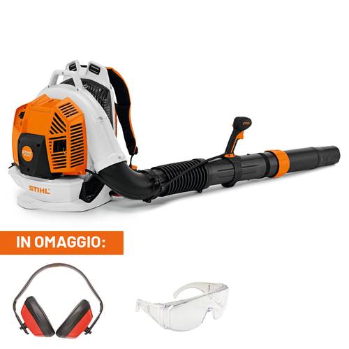 SOFFIATORE SPALLEGGIATO STIHL BR 800 C-E + Cuffie e occhiali in omaggio