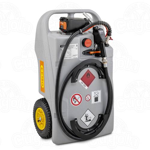 Trolley Diesel 100L AP ready con pompa SP 30 18V - Cemo