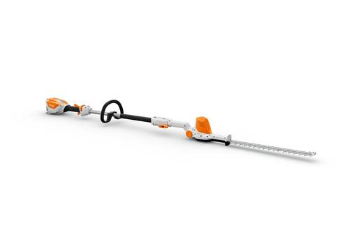 TOSASIEPI A BATTERIA PROLUNGATO STIHL HLA 56 con batteria AK 20 e AL 101 + coperchio batteria + superclean 50 ml