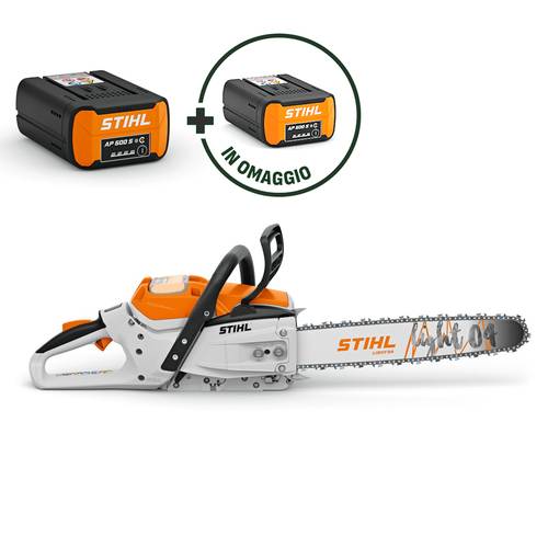 Motosega a batteria Stihl MSA 300 C-O con batteria  AP500 S + batteria extra in omaggio - spranga 40 cm