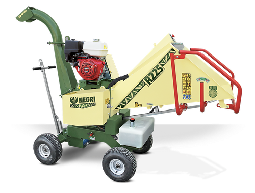 Trituratore Cippatore Professionale NEGRI R225 Honda GX390 13 HP – Ø 90 mm