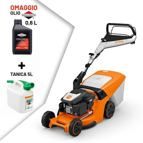 Tosaerba a scoppio STIHL RM 443 V + olio + tanica in omaggio